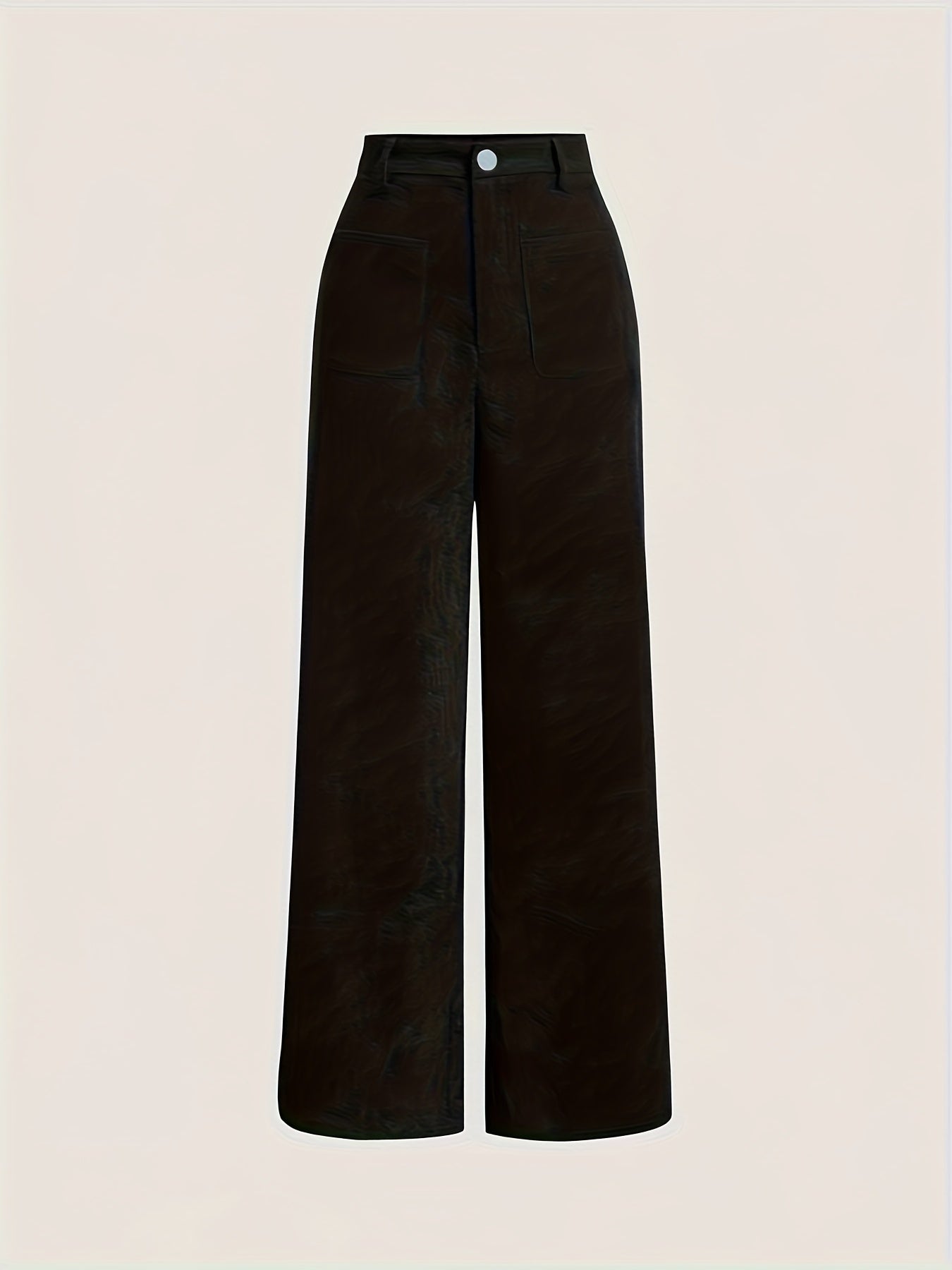 Retro Cord High-Waist Corduroy Pants