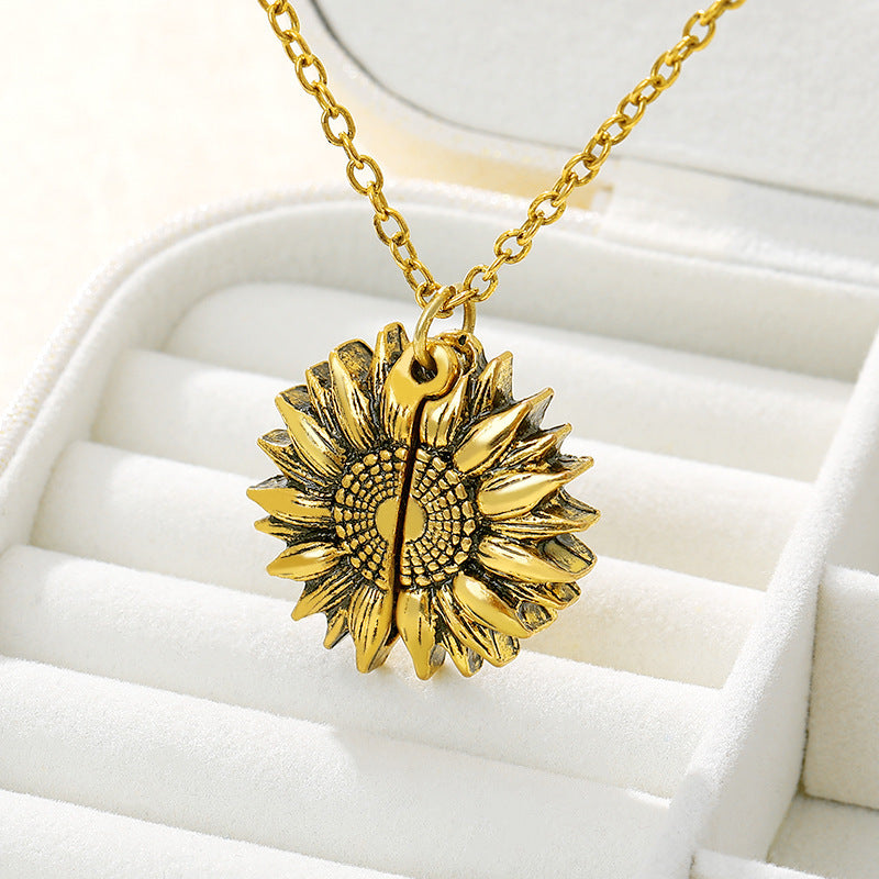 Sunflower Sunshine Necklace: Symbol of Love and Happiness