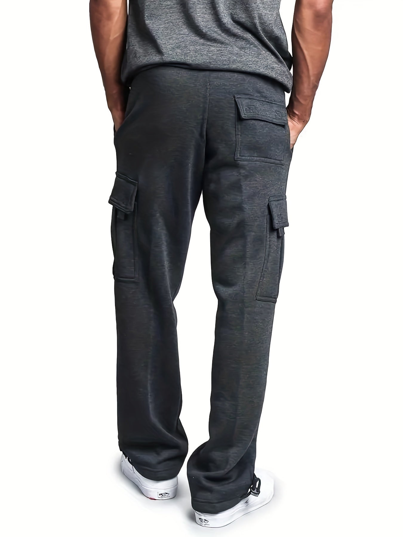 🏞️ Plus Size Men's Relaxed Fit Cargo Trousers