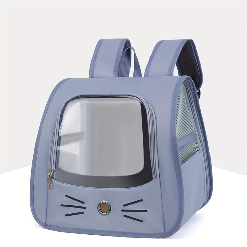 🌟 Clear Voyage Pet Backpack: Transparent Travel Carrier 🐾