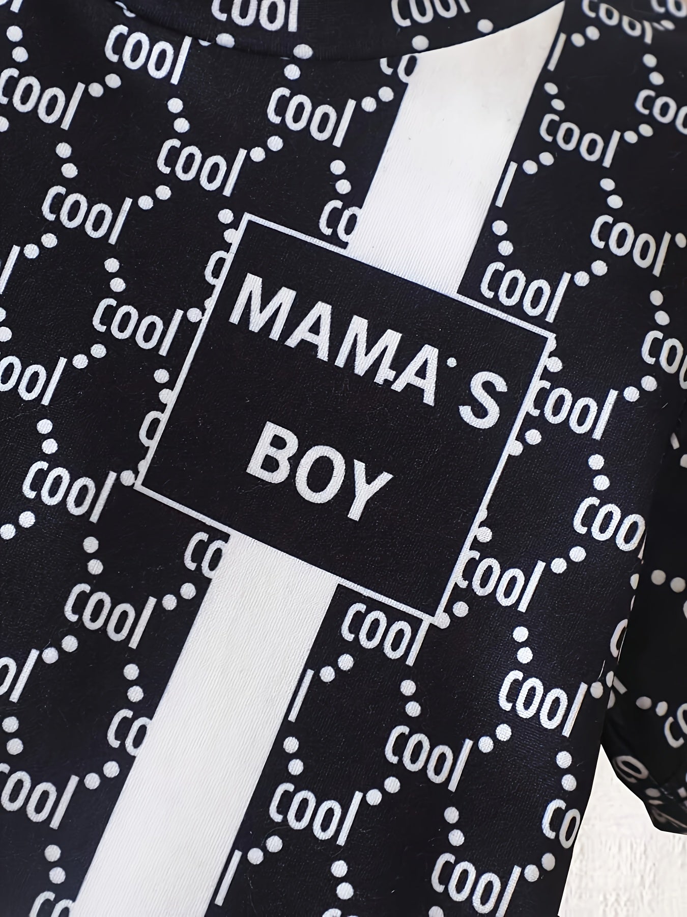 👶 2-Piece Baby Boys' "MAMA'S BOY" Summer Outfit Set 👶