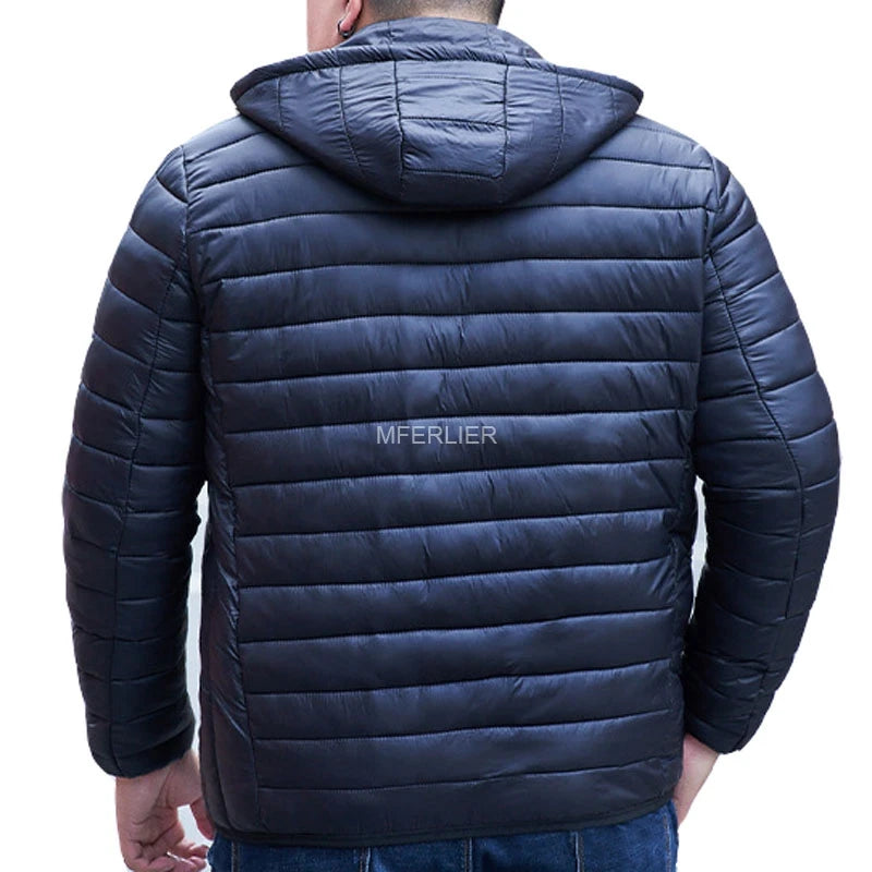 Autumn Winter Plus Size Men’s Jacket: 12XL & 11XL Comfort Coat 🌨️🧥