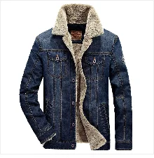 Ultimate Oversized Fleece Denim Jacket 🧥 Men’s Thicken Streetwear Coat