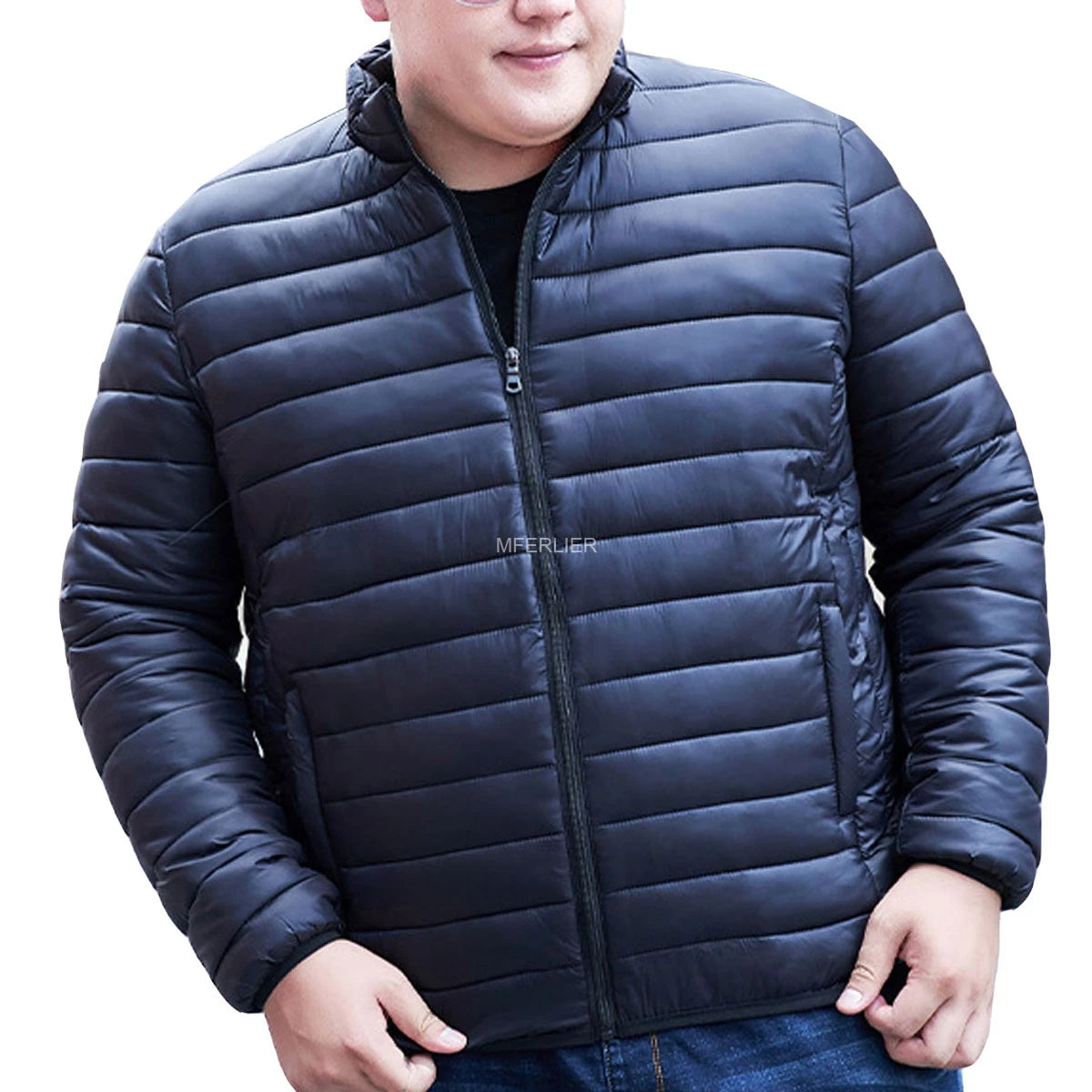 Autumn Winter Plus Size Men’s Jacket: 12XL & 11XL Comfort Coat 🌨️🧥