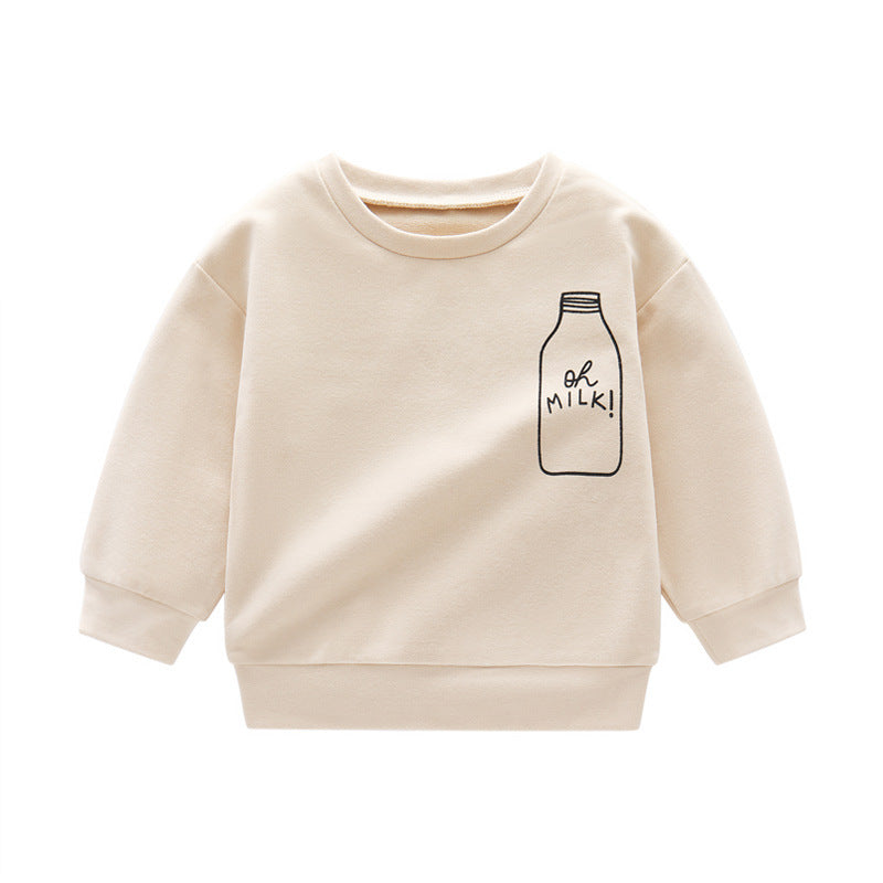 Western Style Boys' Round Neck Sweater