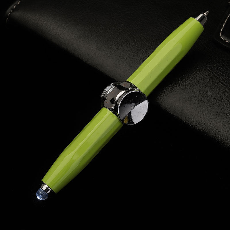 Spin Write LED Pen: Multi-Function Decompression Ballpoint Pen