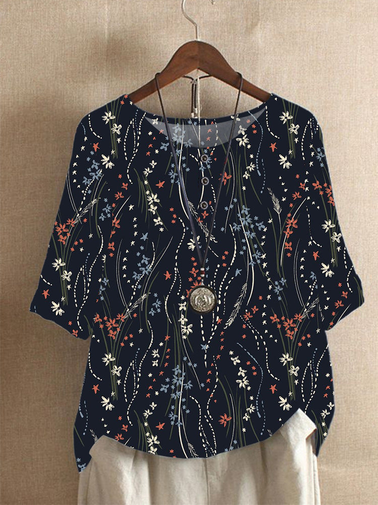 Free Spirit Digital Print Blouse