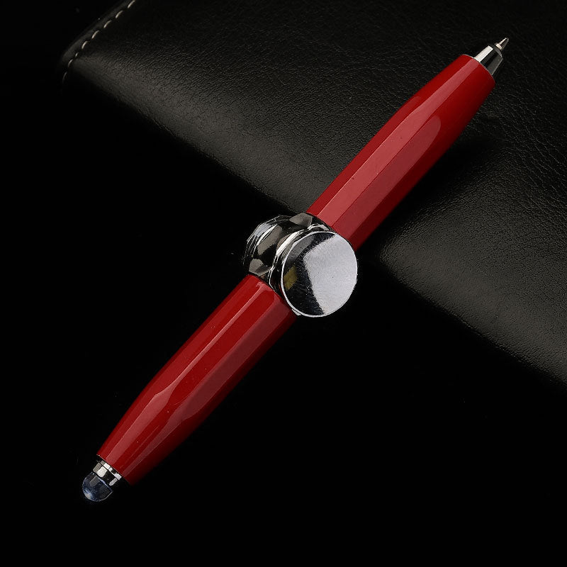 Spin Write LED Pen: Multi-Function Decompression Ballpoint Pen