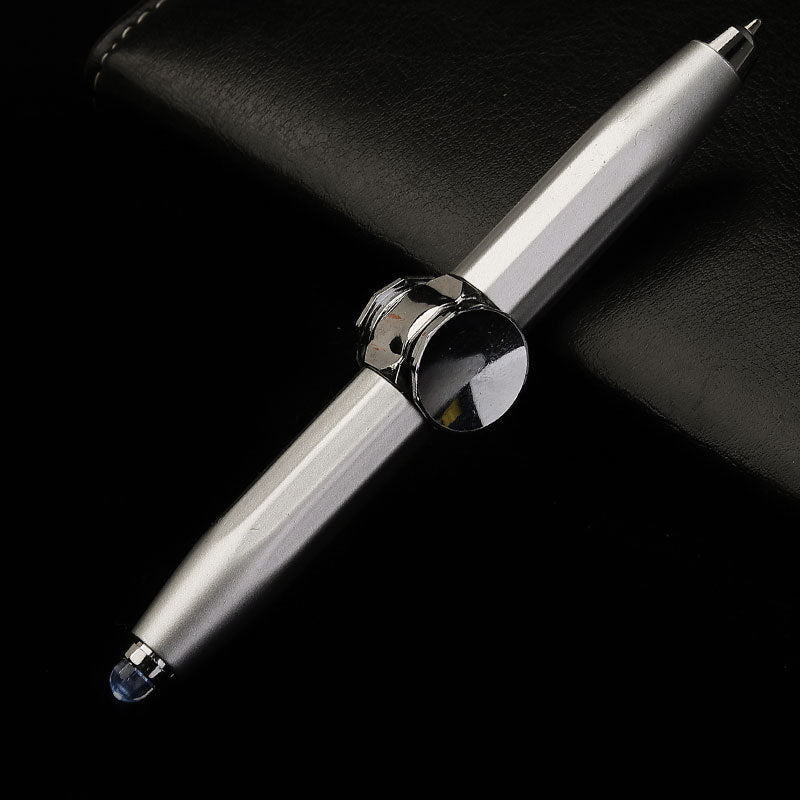 Spin Write LED Pen: Multi-Function Decompression Ballpoint Pen