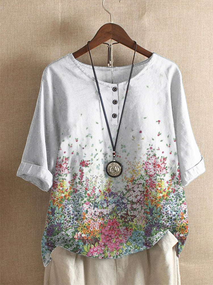 Free Spirit Digital Print Blouse