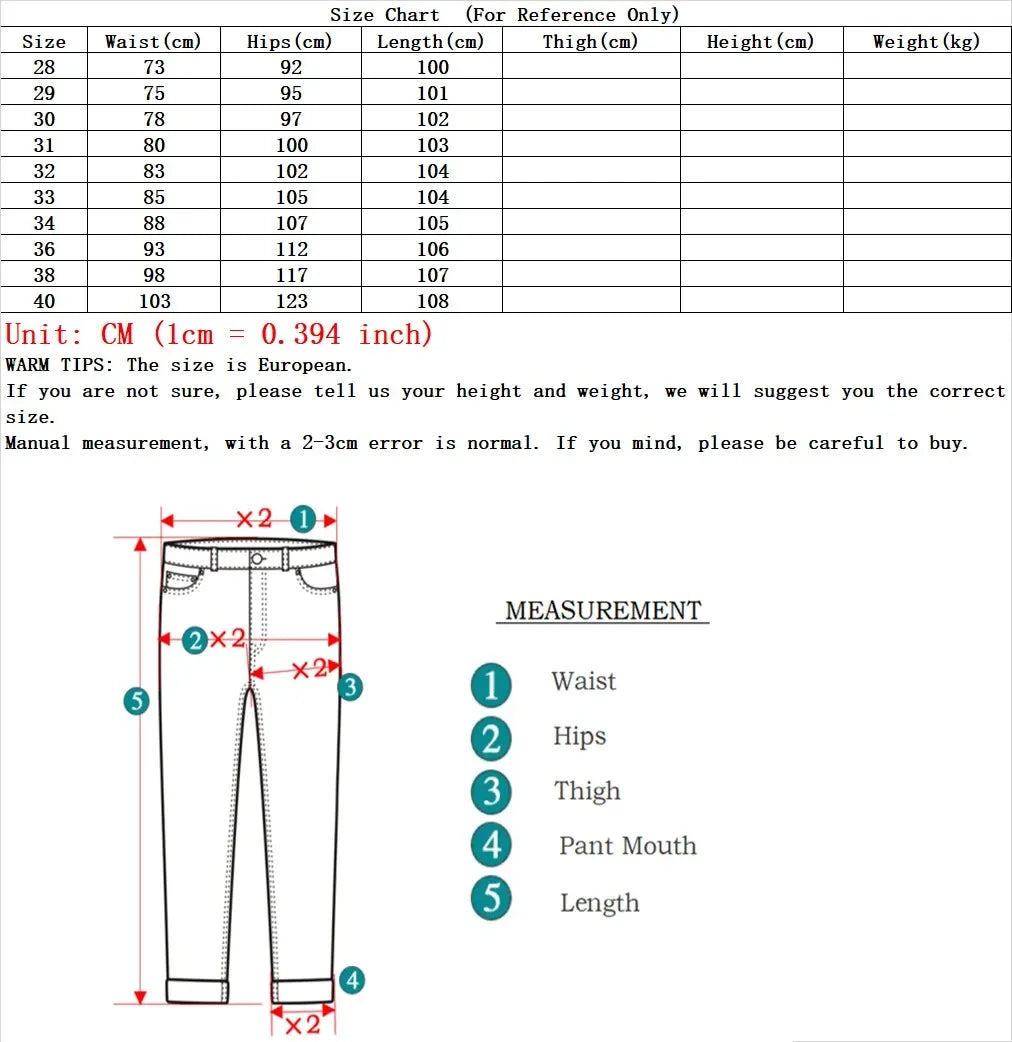 Cozy Comfort Thermal Denim Jeans 🧥 Men’s Fleece Stretch Trousers