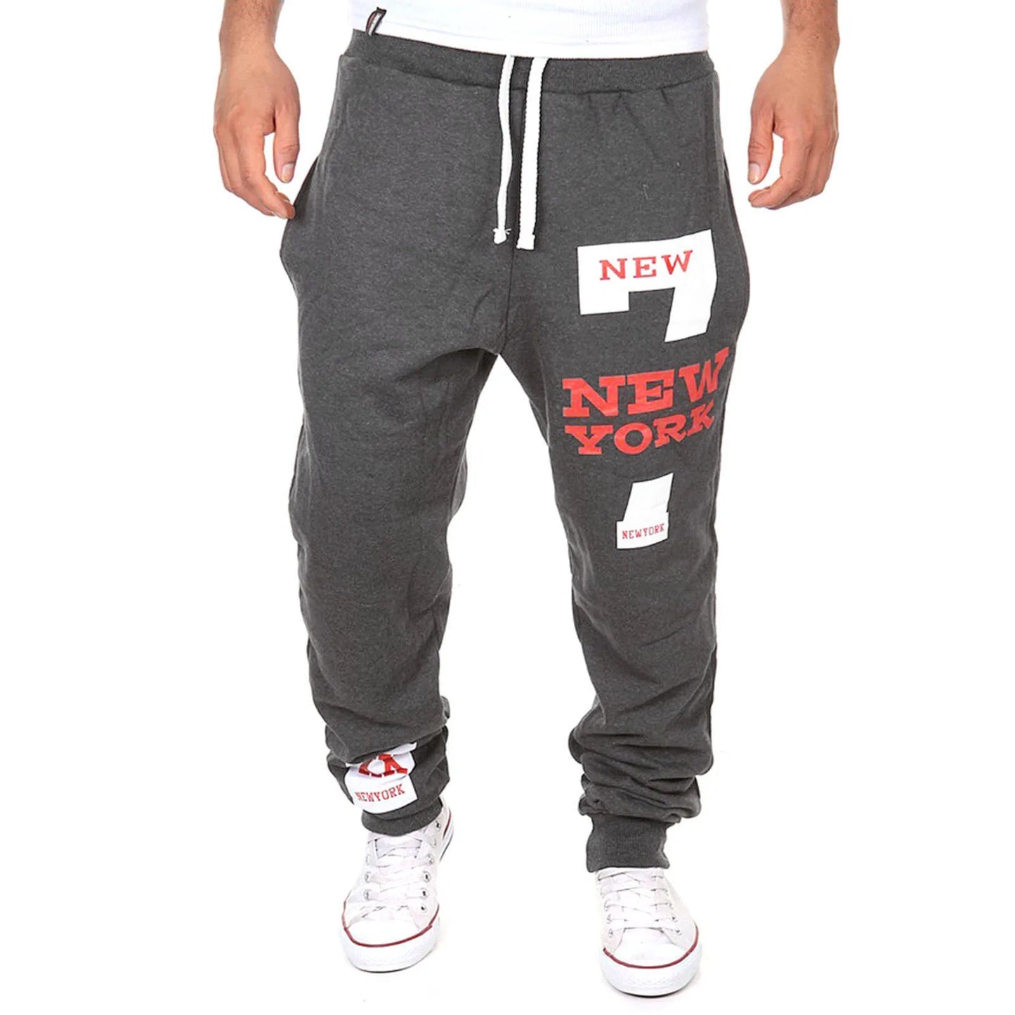 Men's Active Letter Print Joggers