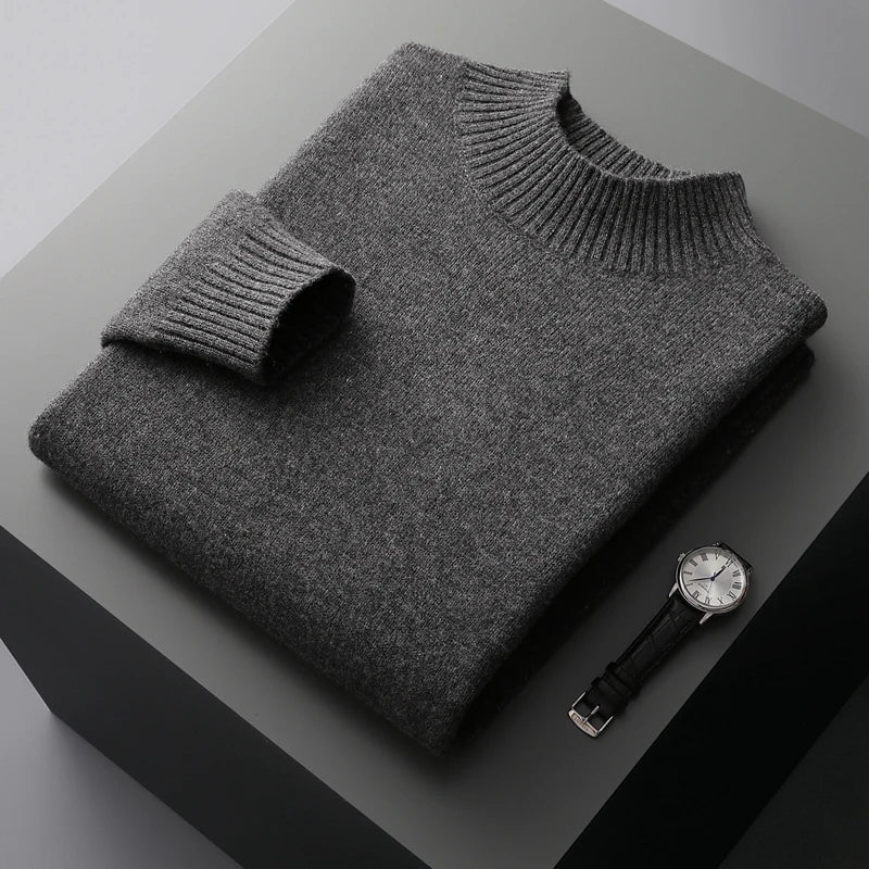 Winter Double Thick Men's Cashmere Sweater ❄️🧶