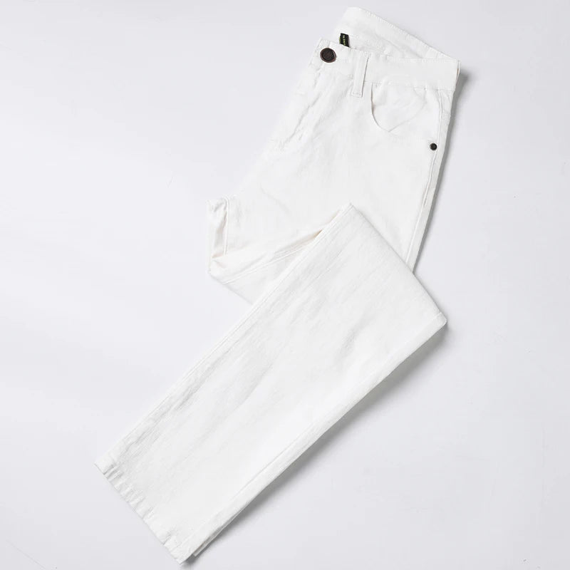 Men's Fashion Slim Straight Cotton Pants - Available in 5 Colors