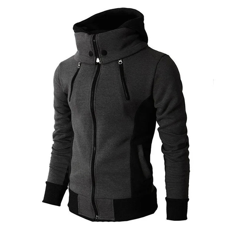 Wish New Men's Hooded Zip-Up Sweatshirt 🎽🧥