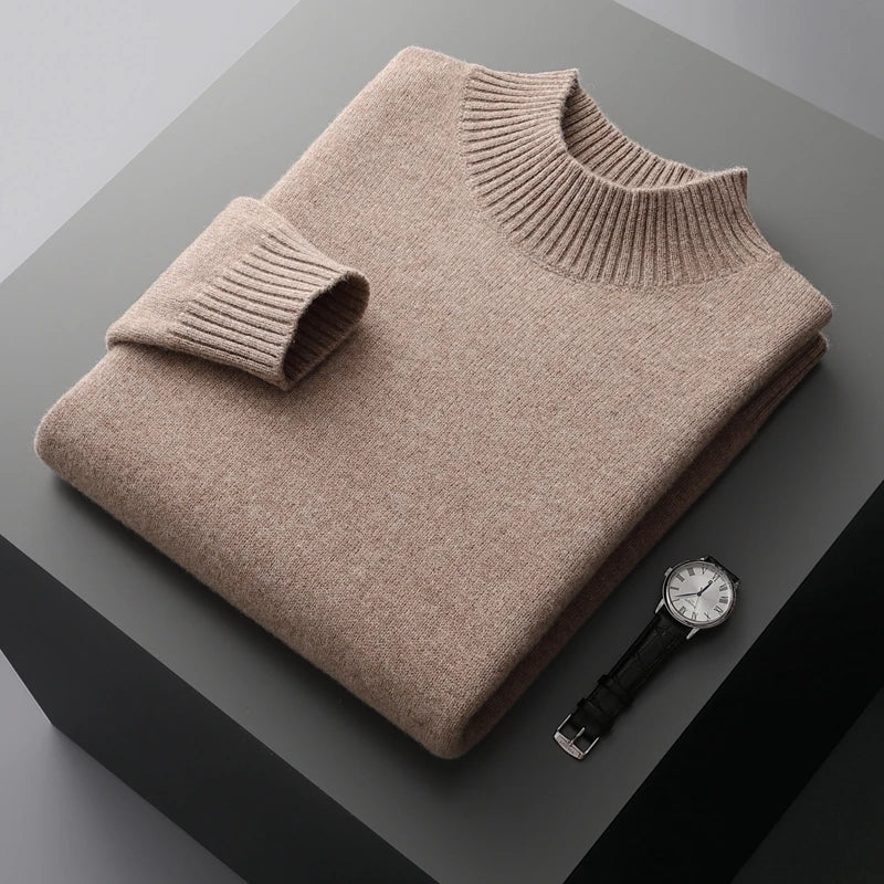 Winter Double Thick Men's Cashmere Sweater ❄️🧶