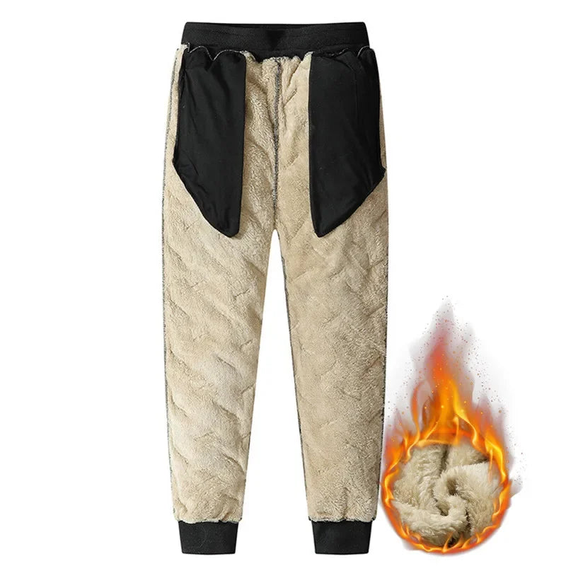 Ultimate Warmth Fleece Sweatpants 🧣 Men’s Plush Thermal Trousers