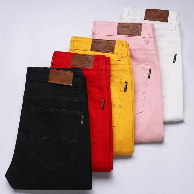 Men's Fashion Slim Straight Cotton Pants - Available in 5 Colors