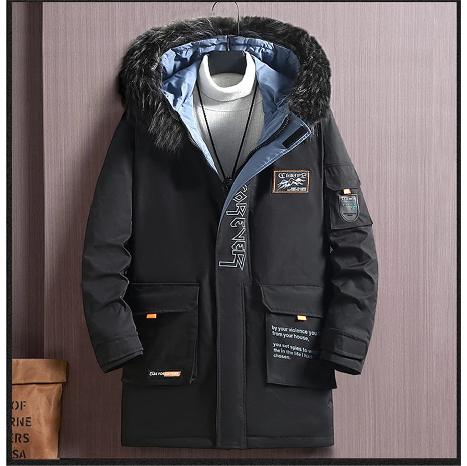 Men's Plus Size Parka Winter Jacket: Stylish & Functional ❄️🧥