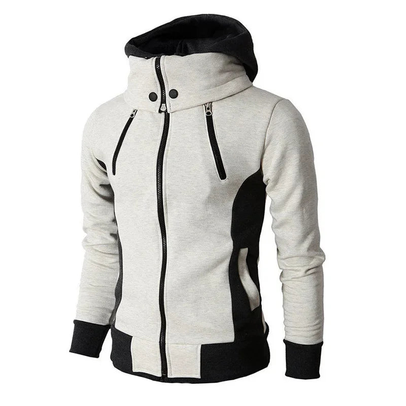 Wish New Men's Hooded Zip-Up Sweatshirt 🎽🧥