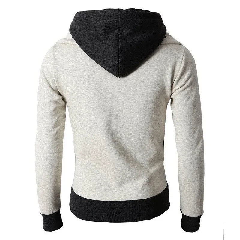 Wish New Men's Hooded Zip-Up Sweatshirt 🎽🧥