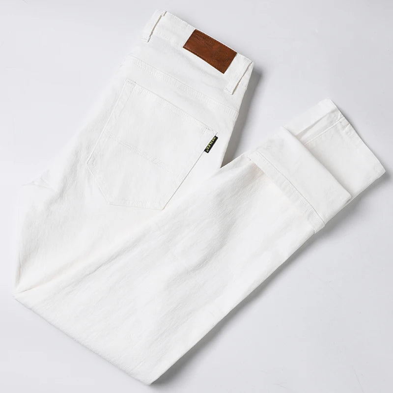 Men's Fashion Slim Straight Cotton Pants - Available in 5 Colors