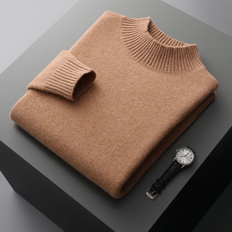 Winter Double Thick Men's Cashmere Sweater ❄️🧶