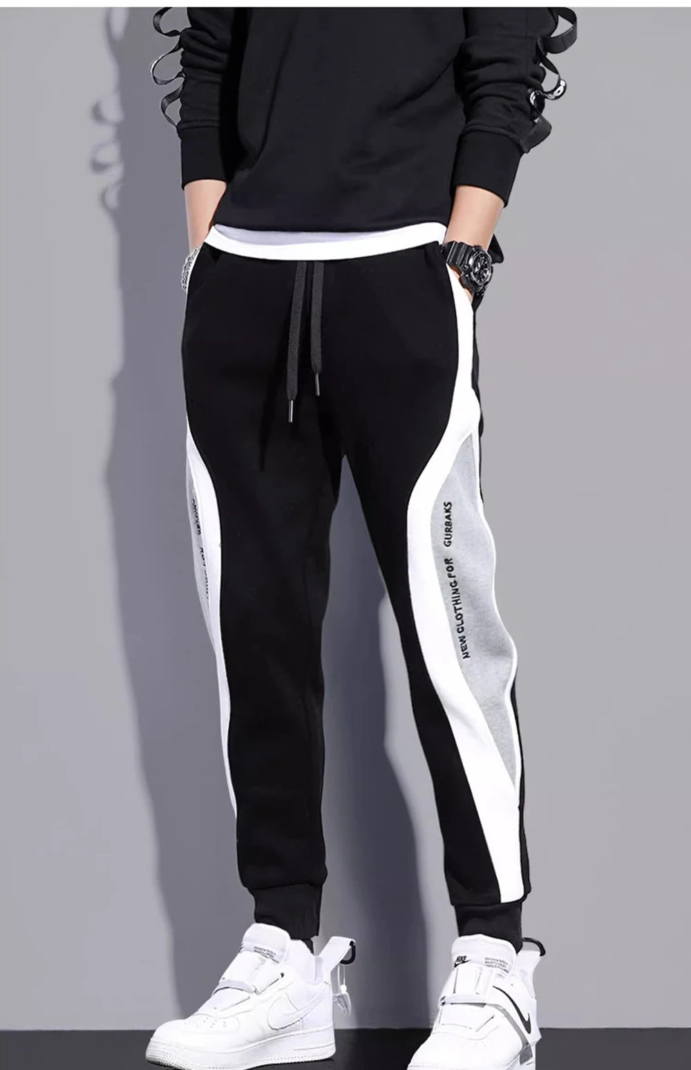 Men's Patchwork Sports Pants