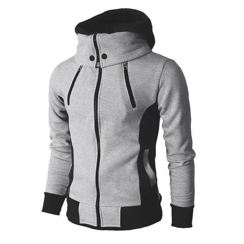 Wish New Men's Hooded Zip-Up Sweatshirt 🎽🧥