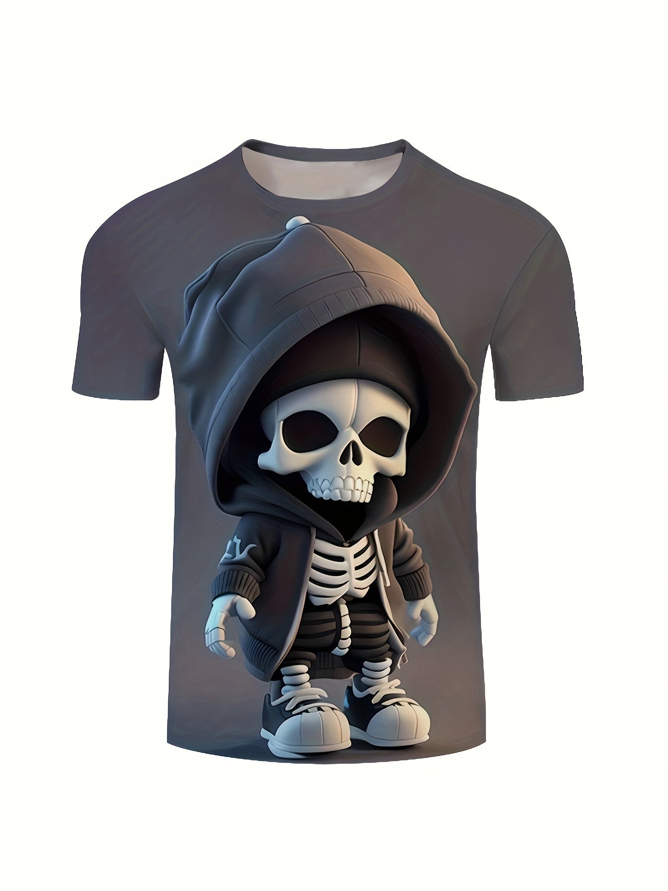 Skull Vibes" Novelty Crew Neck Tee