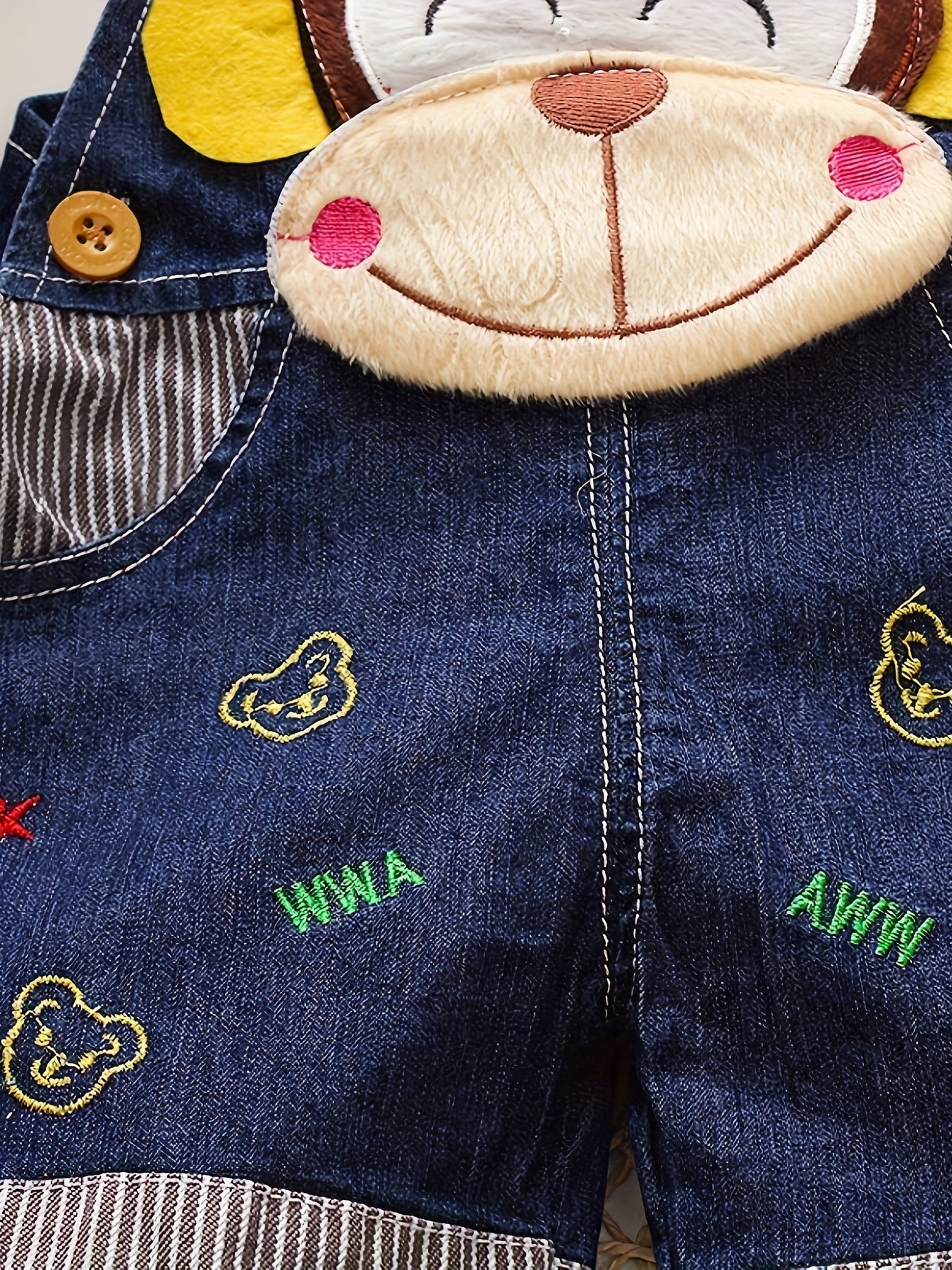 🐒 Monkey & Bear Bib Overalls 🍂