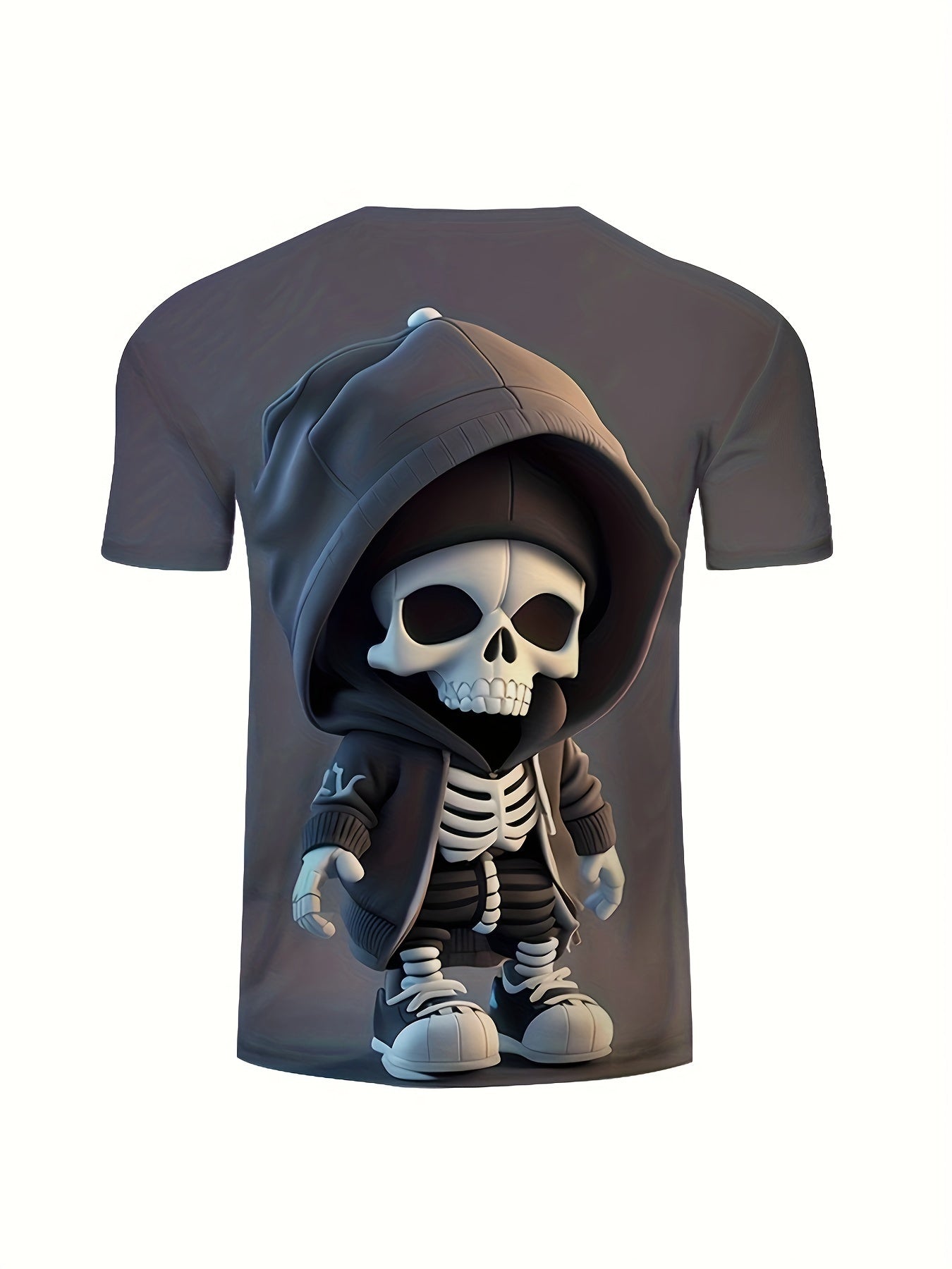 Skull Vibes" Novelty Crew Neck Tee