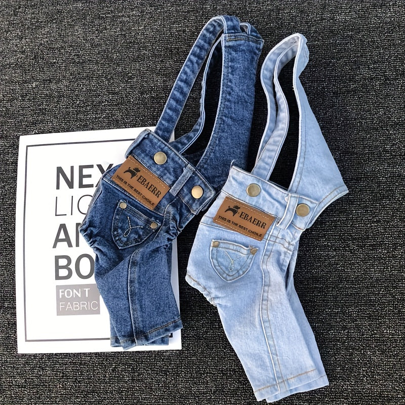 👖 Paw Trend Denim Jumpsuit 🐾🌟