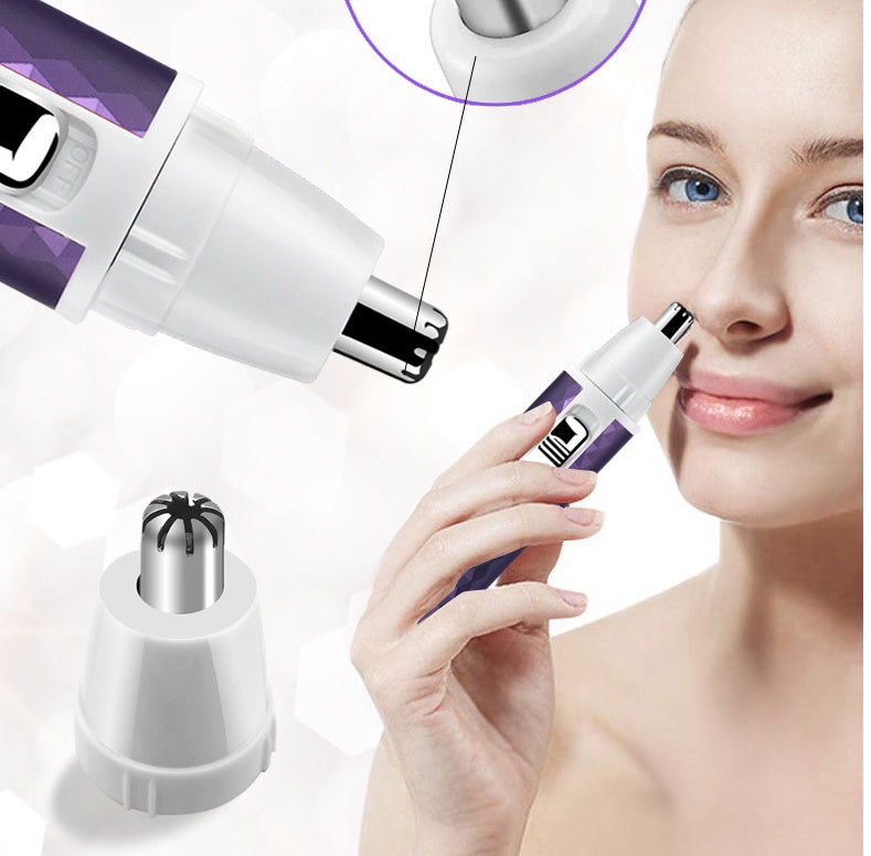 Portable Electric Razor For Women Body Nose Hair Trimmer Face Shavers Eyebrow Legs Armpit Bikini Hair Remover Women Epilator