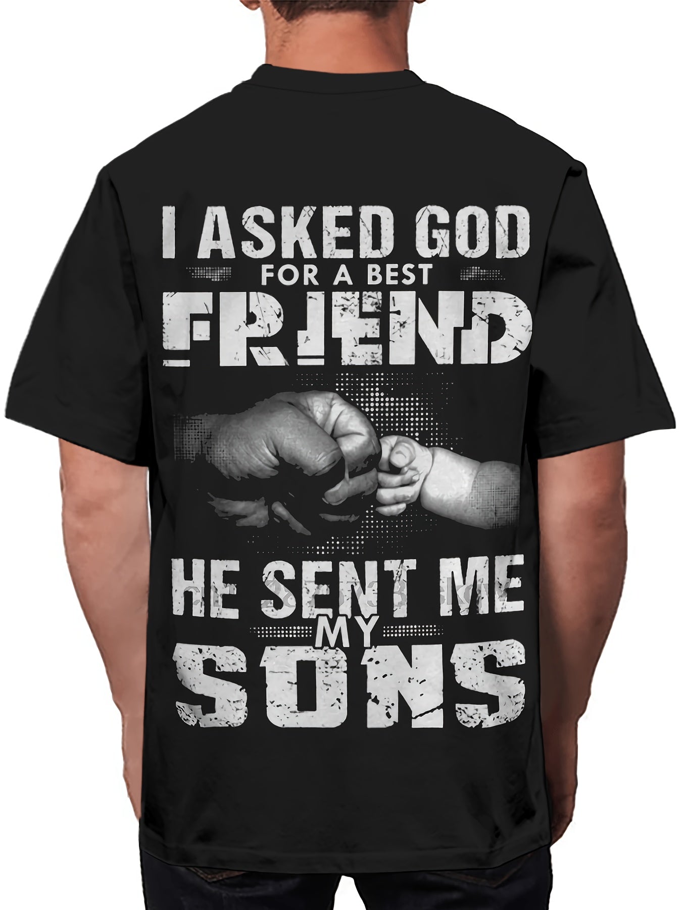 👨‍👦 "Father & Son 3D Print" T-Shirt 👨‍👦