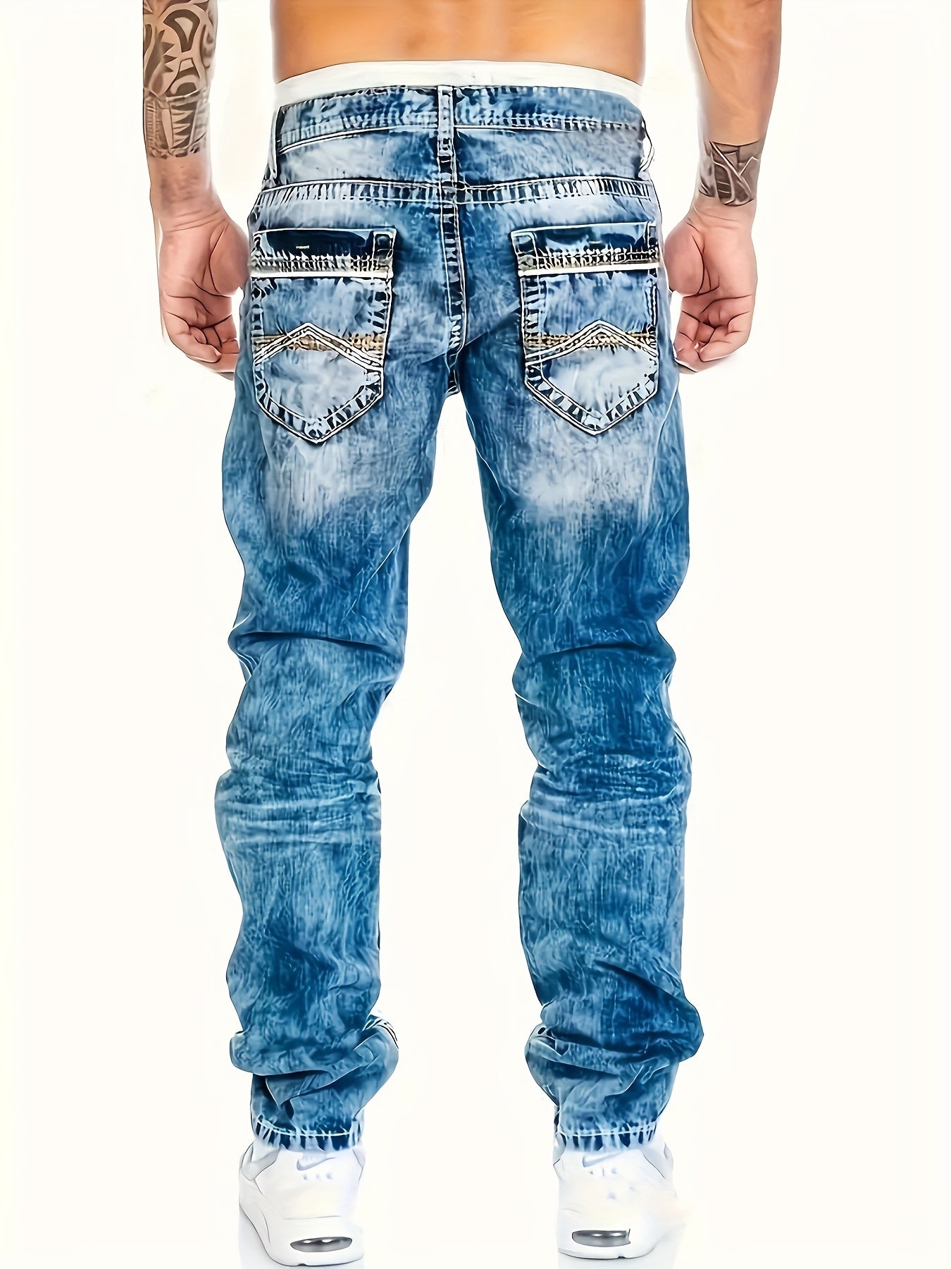 Men's Slim Fit Hip-Hop Jeans 🎶👖