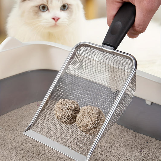 🐾 Squeaky Clean Stainless Steel Pet Litter Shovel ✨🐱🐶