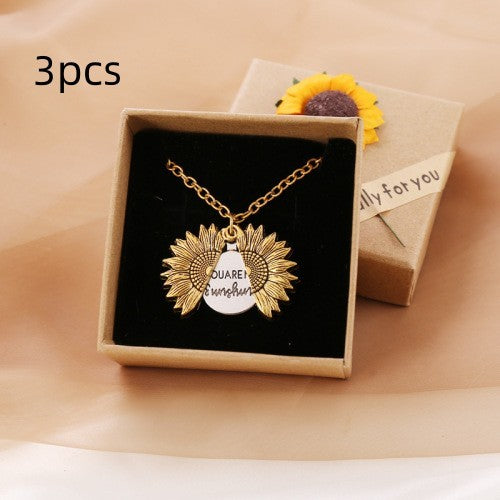 Sunflower Sunshine Necklace: Symbol of Love and Happiness