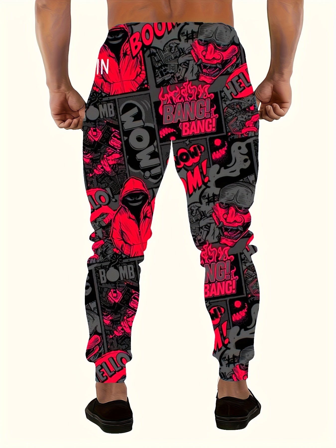 Comic Hooded Graphic Sweatpants