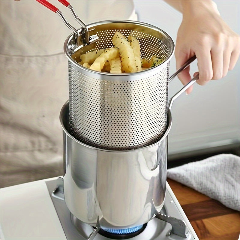 Chef Pro Stainless-Steel Deep Fryer Pot