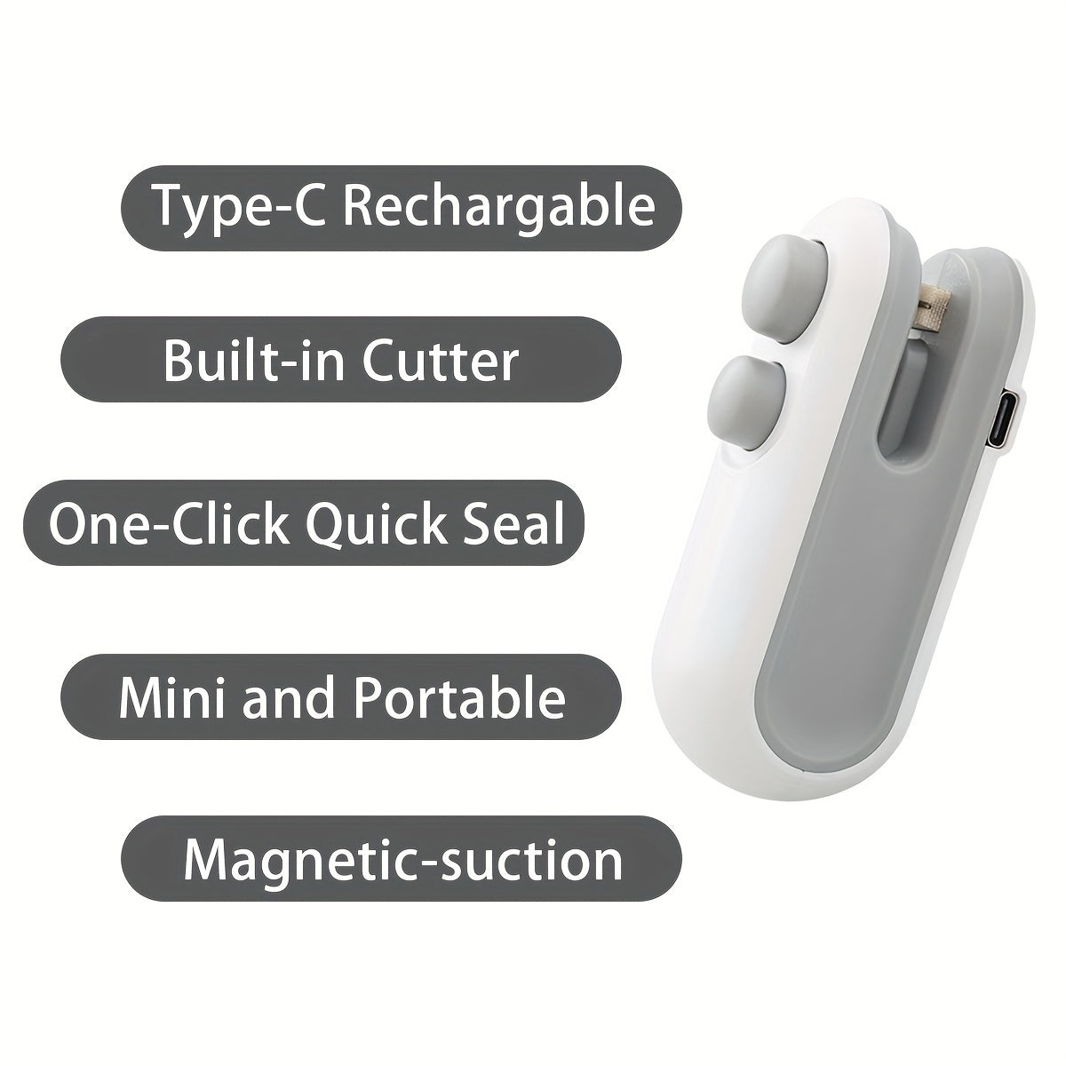 🌟 Seal Smart Mini Portable Bag Sealer 🔒