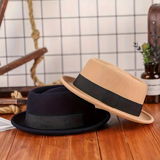 🕵️‍♀️ Elegant Wool Fedora Hat - British French Style 🎩