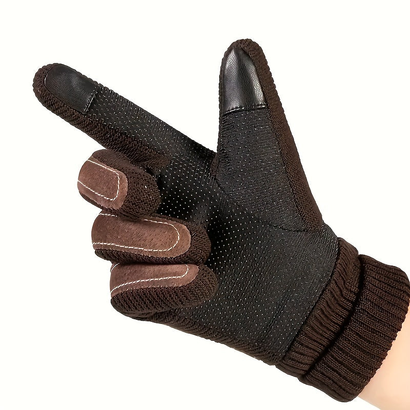 Thermal Touchscreen Knitted Gloves 🧤❄️