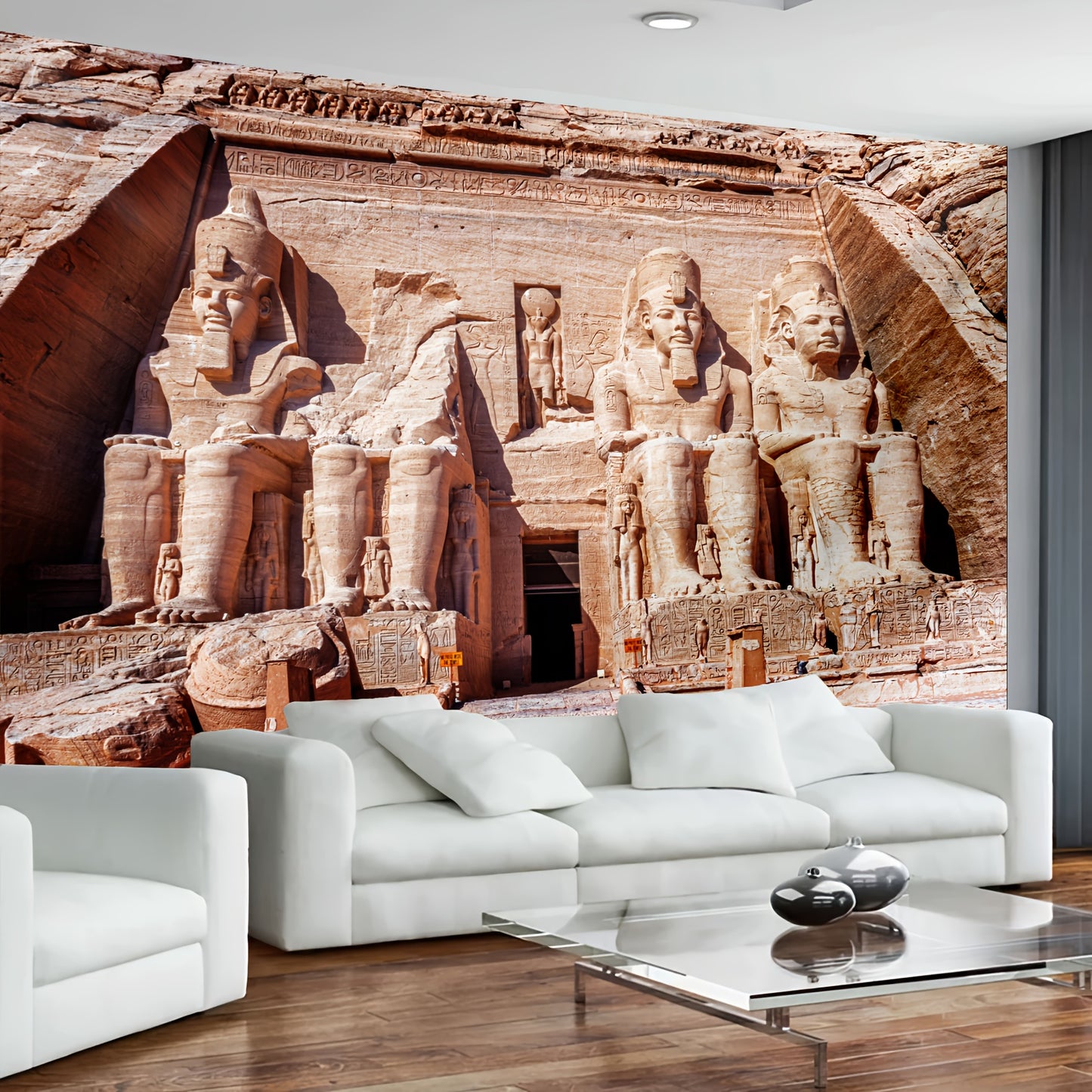 🌟 Temple Elegance: Abu Simbel Wall Tapestry 🏛️