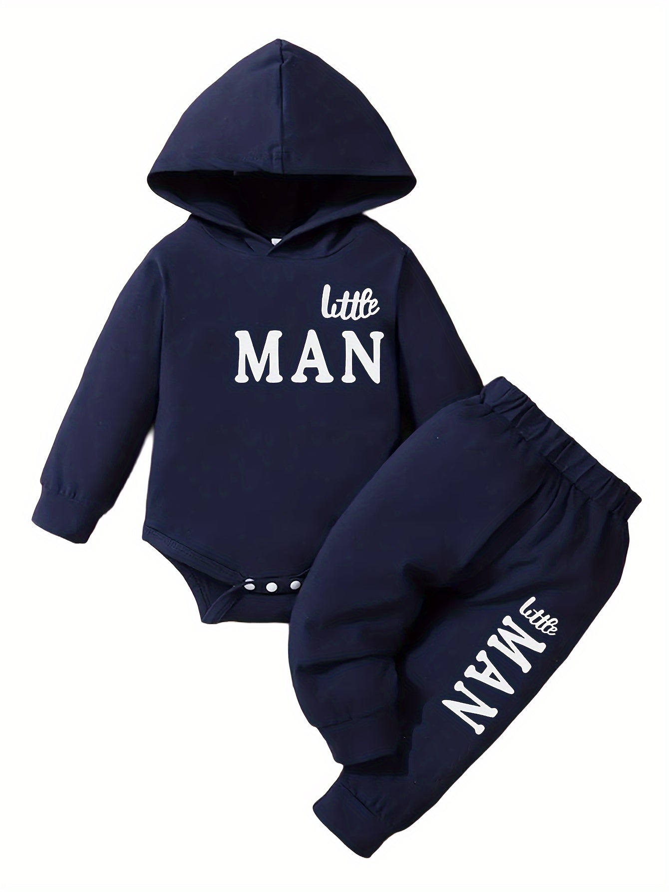 Playful Letter Hoodie Set 🎈👶