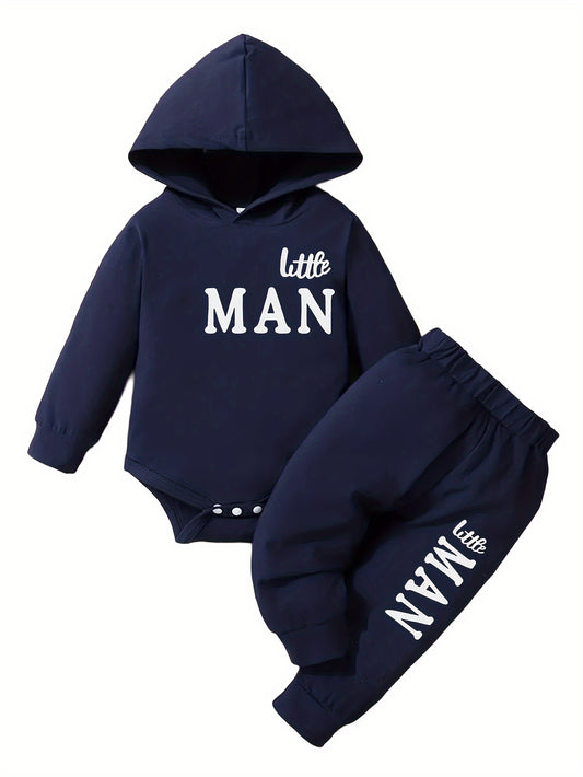 Playful Letter Hoodie Set 🎈👶