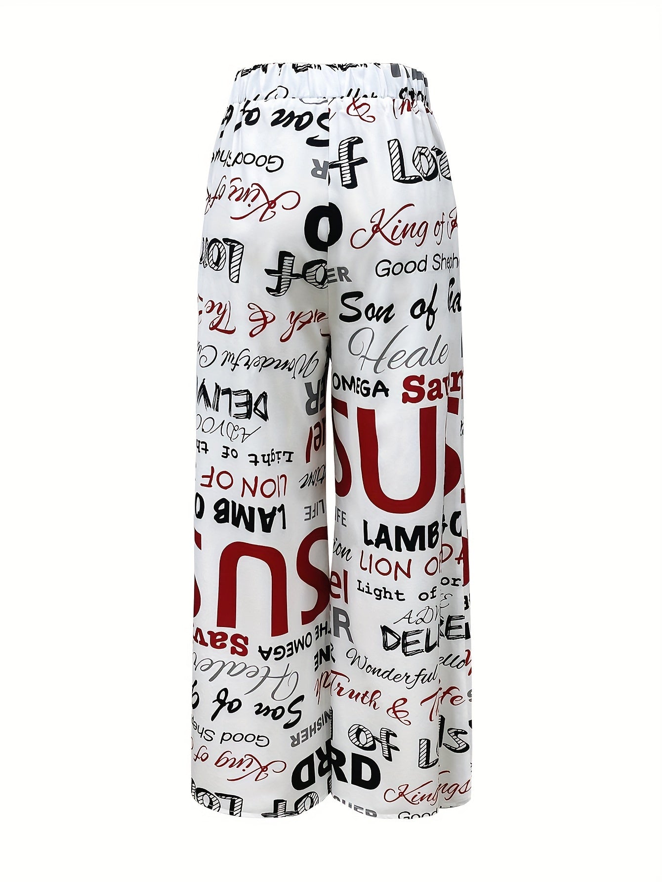 Urban Graffiti Wide Leg Pants