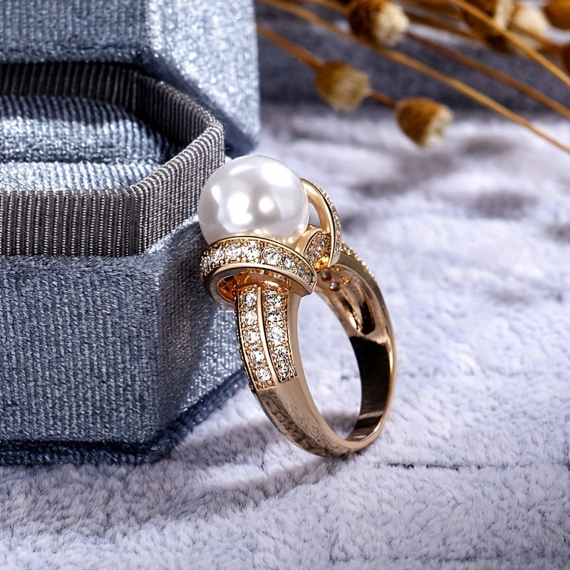 Elegant Milky Stone Promise Ring 💍✨