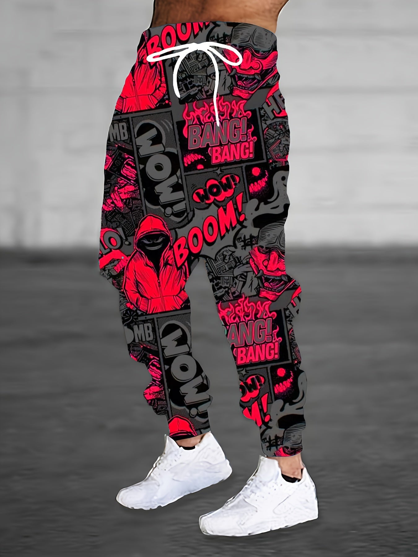 Comic Hooded Graphic Sweatpants