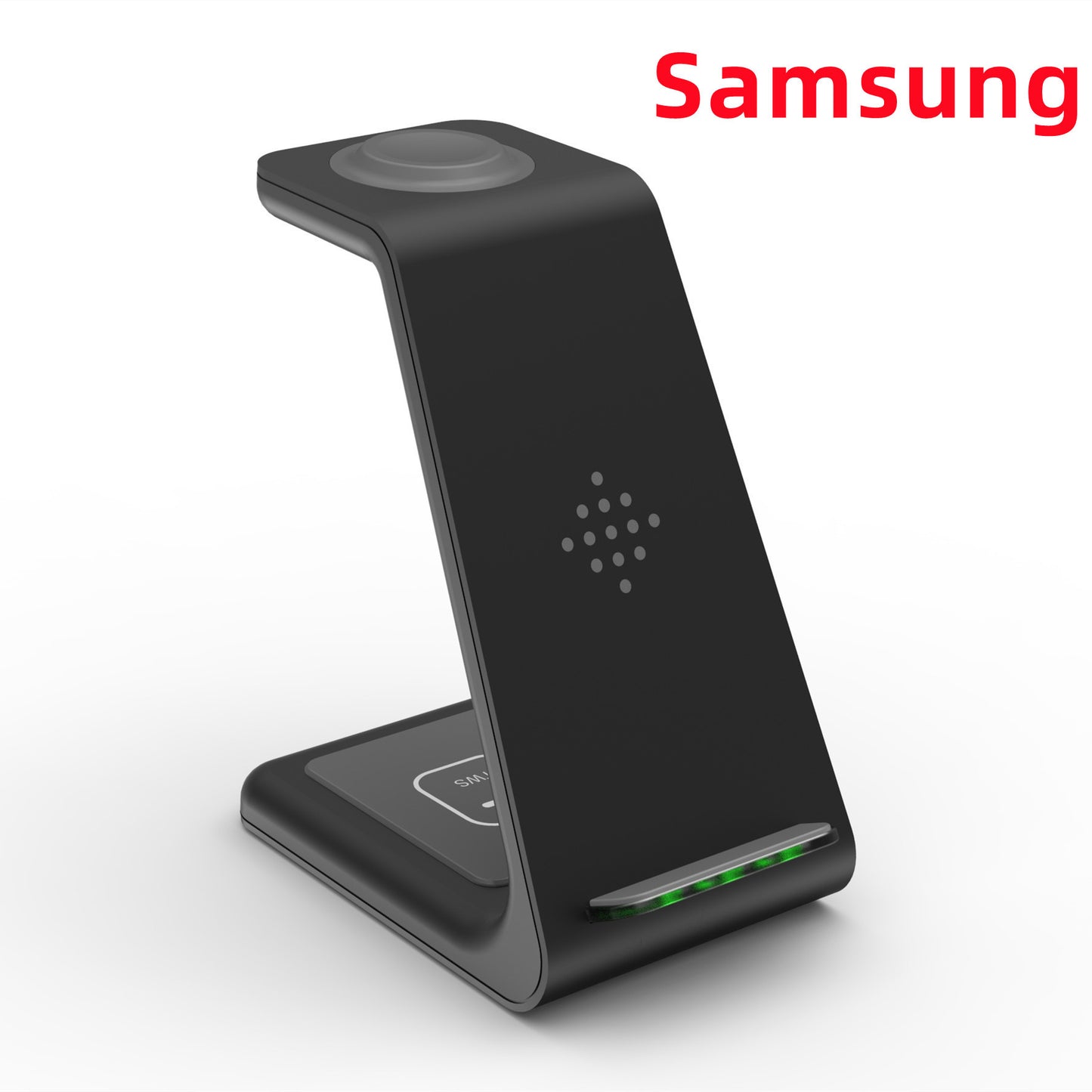 Quick Charge Trio: 3-in-1 Fast Charging Station with Wireless Charger Stand and Phone Holder